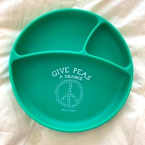 Bella Tunno Plate - Give Peas a Chance